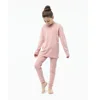 Baby Kids Boys Pajamas Cotton Sets Girls Pyjamas Suit Spring Winter Toddler Girl Clothes Solid Yellow Children Sleepwear Pijamas 6