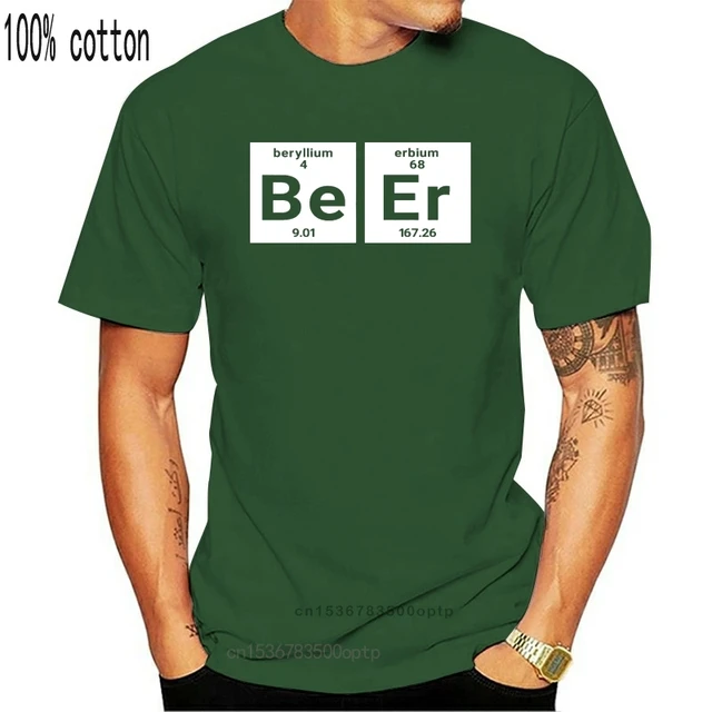Beer T Shirt Elements Chemistry Science 
