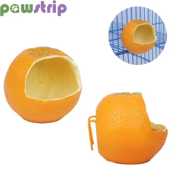 

Orange Parrot Bird Cage Aviary Water Food Feeder Resin Birds Food Dispenser Pet Feeding Bowls For Hamster Pigeon Water Container