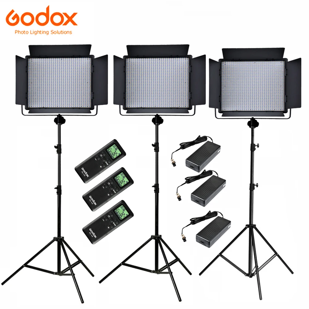 Godox светодиодный 1000Bi II Bi Цвет/светодиодный 1000D 5600K DMX Порты и разъёмы Дистанционное