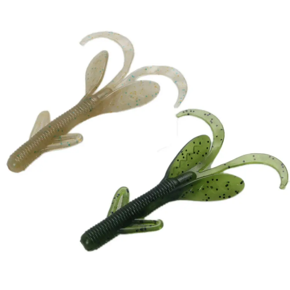 10 шт. 3 &quotгольян мягкая пластиковая резиновая приманка для рыбалки кривошипная