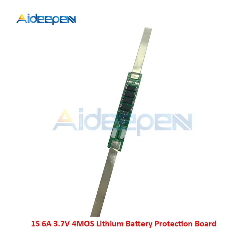 1S 6A 3.7V 4MOS 5 шт. 1S 3,7 V 2A/3A/4.5A/6A/7.5A/9A BMS 18650 литий-ионная литиевая Батарея защита зарядных устройств доска 1/2/3/4/5/6 Mos Мощность банк сотовый телефон - Color: 1S 6A 3.7V 4MOS