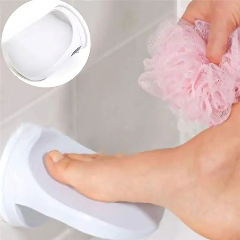 

Bathroom Shower Accessories Foot Rest Shaving Leg Step Aid Grip Holder Pedal Step Suction Cup Non Slip Foot Pedal Wash Feet