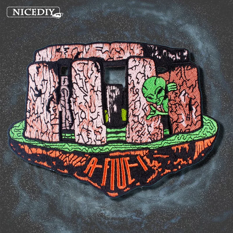 

Nicediy UFO Alien Patch Iron On Patches EmNicediy UFO Alien Patch Iron On Patches Embroidered Patches For Clothing Accessories D