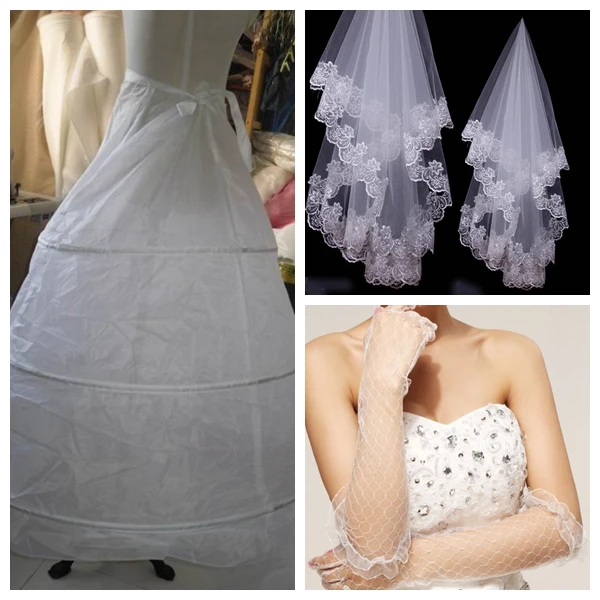 Элегантное свадебное платье «летучая мышь» с длинными рукавами; ; Лидер продаж; бальное платье на шнуровке; строгое свадебное платье; Vestidos De Casamento - Цвет: 3sets