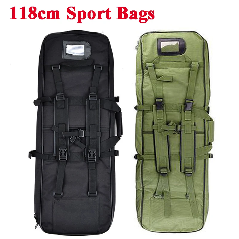 

118cm Military Backpack Airsoft Gun Bag Square Hunting Carry Bag Protection Case Rifle Backpack Outdoor Hunting Shoulder Bags