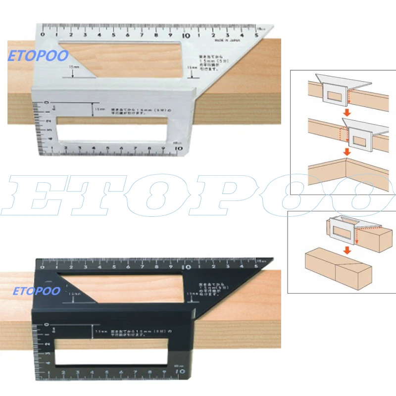 Japanese-Aluminum-Alloy-45-Degrees-90-Degrees-Woodworking-Multifunctional-Square-gauge-Angle-Protractor-Over-the-ruler (1)