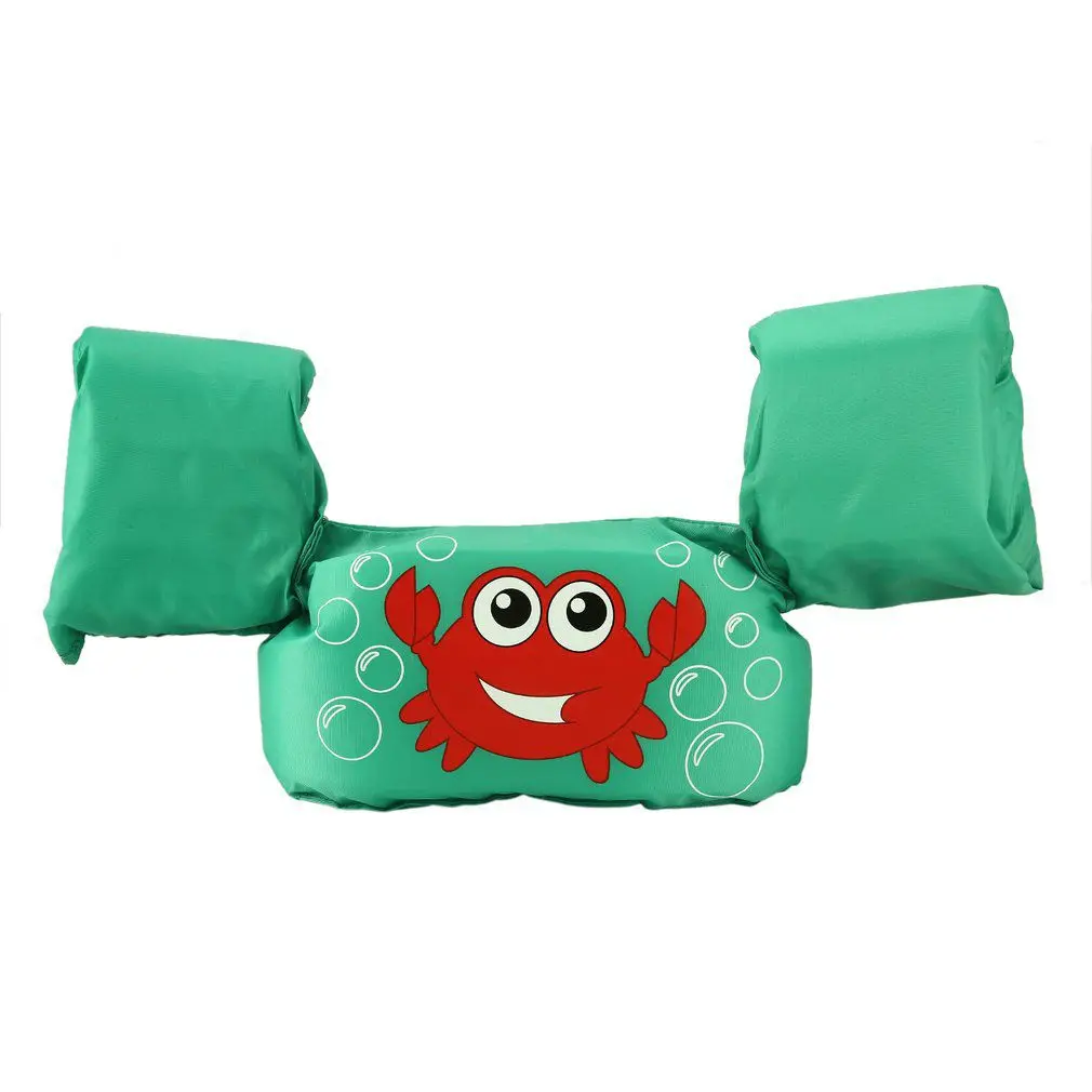 crab Кронштейн для малышей, плавающий круг, плавающий жилет для плавания, тренировочный костюм для малышей, спасательный жилет, детский купальный костюм, плавающий жилет, аксессуары для плавания в бассейне - Цвет: crab