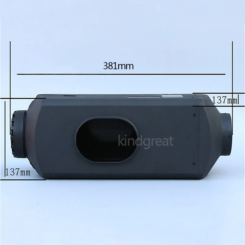Parking Heater Plastic Shell Fuel Heating Black Single Hole High Temperature Resistant Flame Retardant Shell