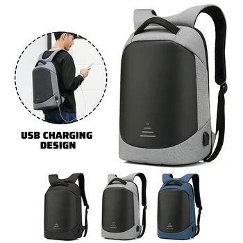 

15.6 inch backpacks laptop bag USB charging male and female waterproof anti-theft fashion school bag leisure travel Outdoor bag