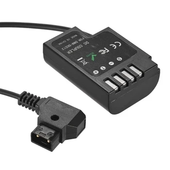 

V-Mount D-Tap To DMW-DCC12 DC Coupler Cable Dummy Battery Adapter for Panasonic DMC-GH5/GH4/GH3 Coil Version