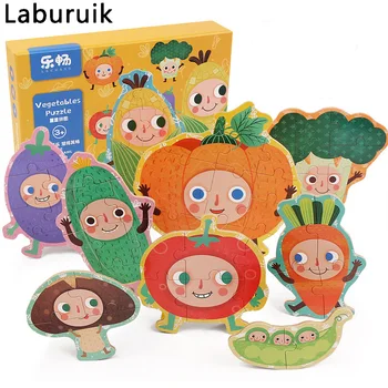 

Laburuik Children's Jigsaw 3d Puzzle Stereo Intelligence Development Boys Girls Wooden Early Childhood Toys Educational Toys