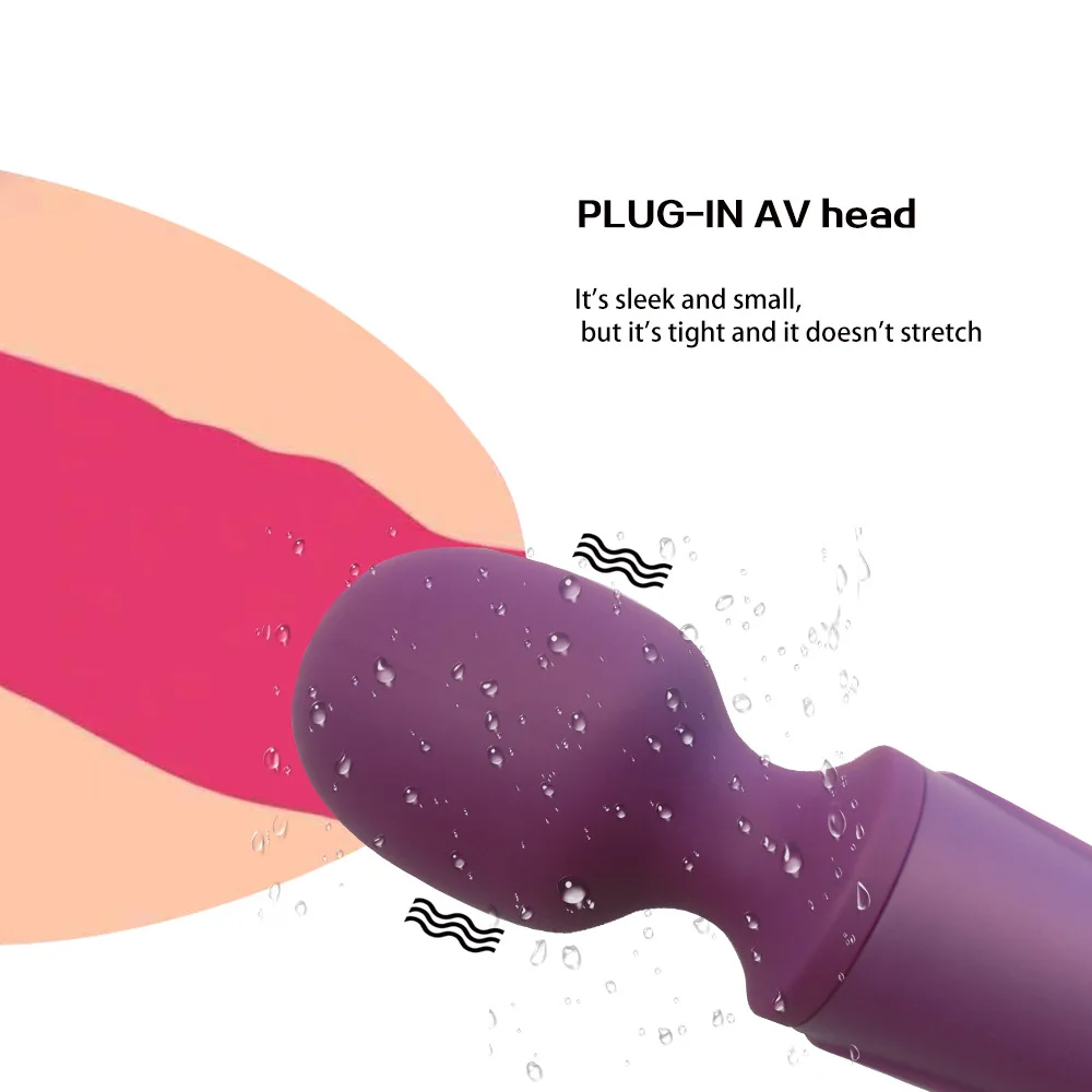 Человек НУО 10 режимов вибрации мощный вибратор AV в виде волшебной палочки USB