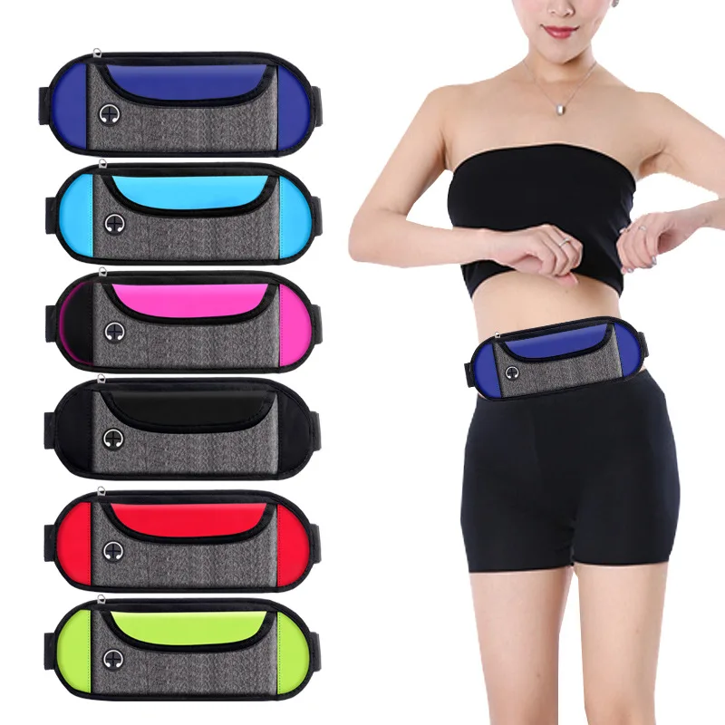 

Outdoor Elasticity Sports Waist Pack Multi-functional Men And Women Running Riding Wallet Waterproof Phone Bag Customizable