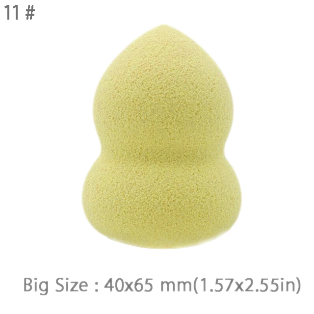 Профессиональный спонж для Макияжа beauty Puff Smooth Foundation Sponge мягкая пудра Puff Make Up Blending мягкая водная губка оптом - Цвет: Gourd 11