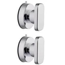 MagiDeal 2X Ванная комната Душ Туалет присоска приспособление для захвата стеклянной двери поворотная кнопка