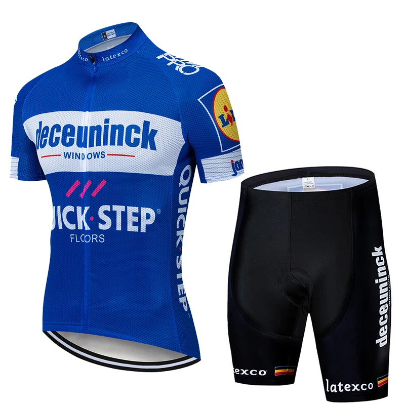 Quickшаг Pro велосипед с коротким рукавом Майо Ciclismo для мужчин Велоспорт Джерси наборы летние дышащие наборы одежды для велоспорта - Цвет: 9