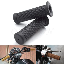 Универсальный 7/" 22 мм Ретро резиновая ручка мотоцикла 8 цветов доступны для Kawasaki Ninja 300R 300 EX300 250 250R EX250 400R ER6N