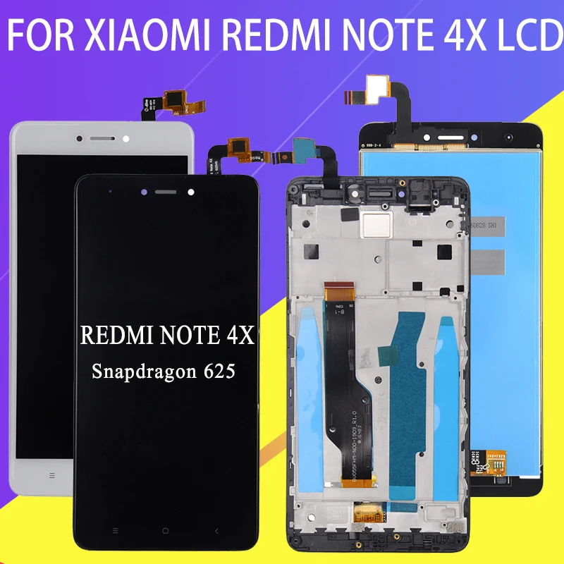 

Catteny Promotion 5.5inch For Xiaomi RedMi Note 4X Lcd Display With Frame With Touch Screen Panel Glass Digitizer Assembly