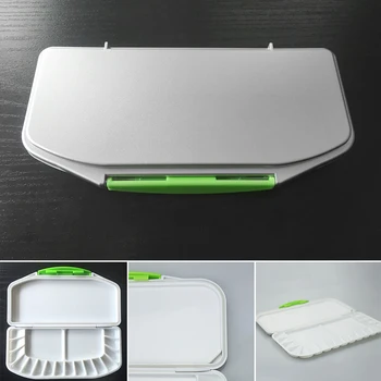 

1pcs Palette Craft Clamshell Plastic Color Box Artist Painting Tool Accessories Watercolor moisturizing palette