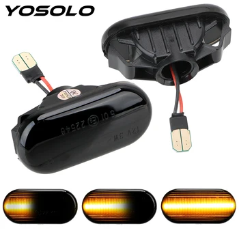 

YOSOLO Turn Signal Light Blinker LED Car Dynamic Side Marker Signal Lamp For Nissan Qashqai Navara Micra 350Z Note Pathfinder