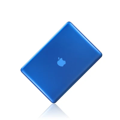 Кристальный Жесткий Чехол для ноутбука Apple Macbook Air 11 13 Mac Pro 13 15 New Pro retina 12 13 15 чехол - Цвет: Синий