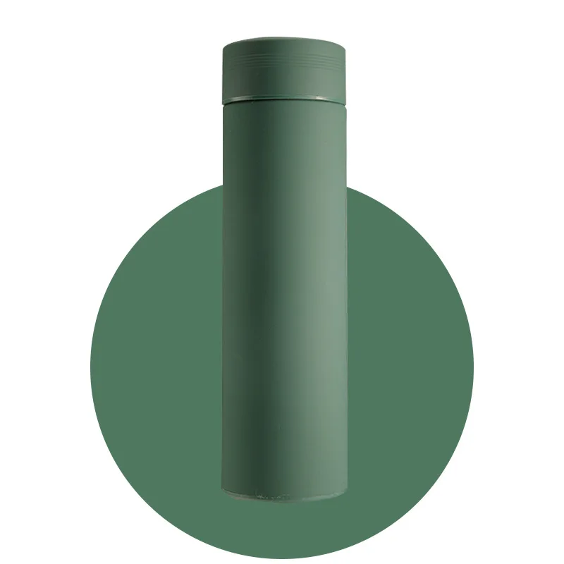 dark green Konco, 350 мл/500 мл, нержавеющая сталь, Термокружка, чашка для молока, вакуумная колба с фильтром, термос, бутылка для кофе, кружка для офиса, бутылка для воды - Цвет: dark green