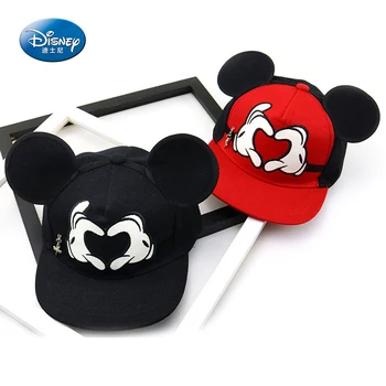 Disney Mickey Mouse Baby Hat For Boys Girls Sun Hats Kids Baseball Cap With Cute Ears Children Hip Hop Caps Toddler Snapback Hat 1