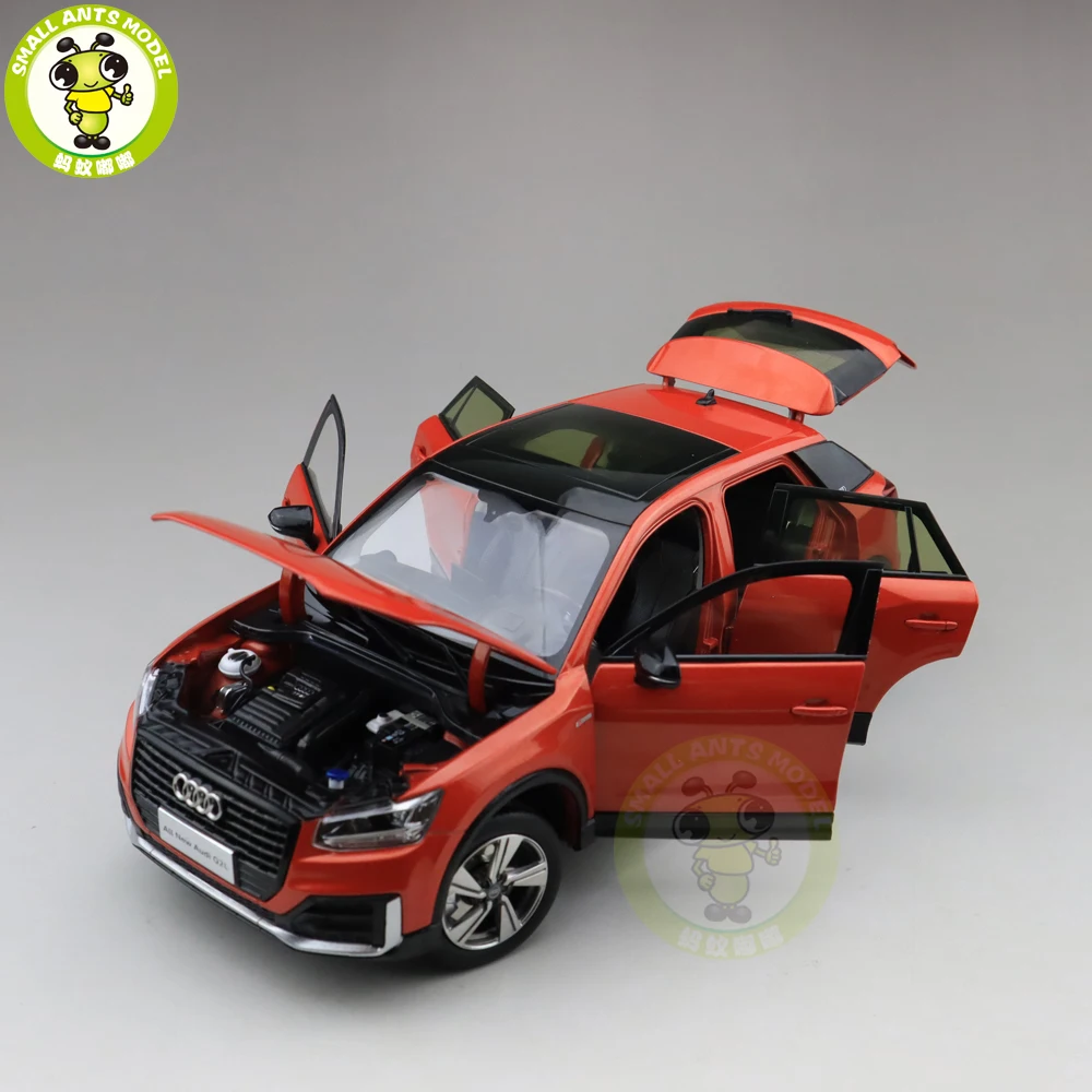 1/18 все новые Audi Q2 Q2L SUV литая модель металлический автомобиль внедорожник модель игрушки для девочек Дети мальчик подарочная коллекция оранжевый