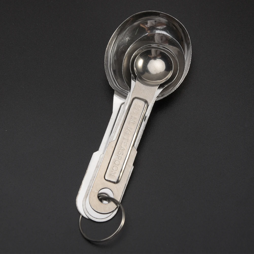 

Stainless Steel Measuring Cup Kitchen Measuring Spoons Scoop Coffee Measuring Tools Sets Baking Sugar accessories
