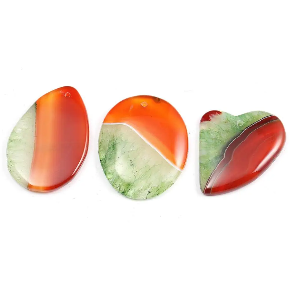 

5Pcs Natural Stone Pendant Heart Semi-precious Pendant for Women Jewelry AccessoriesMaking DIY Necklace Christmas Gifts