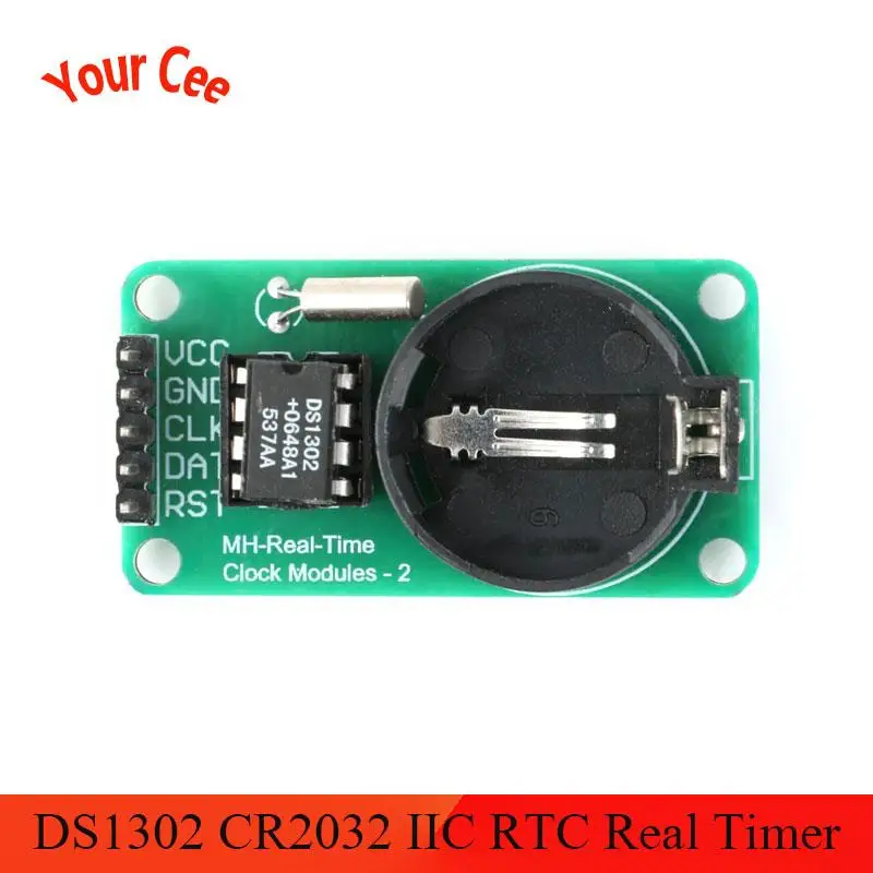 Модуль часов DS1302 CR2032 RTC в режиме реального времени для Arduino AVR ARM PIC SMD набор сделай