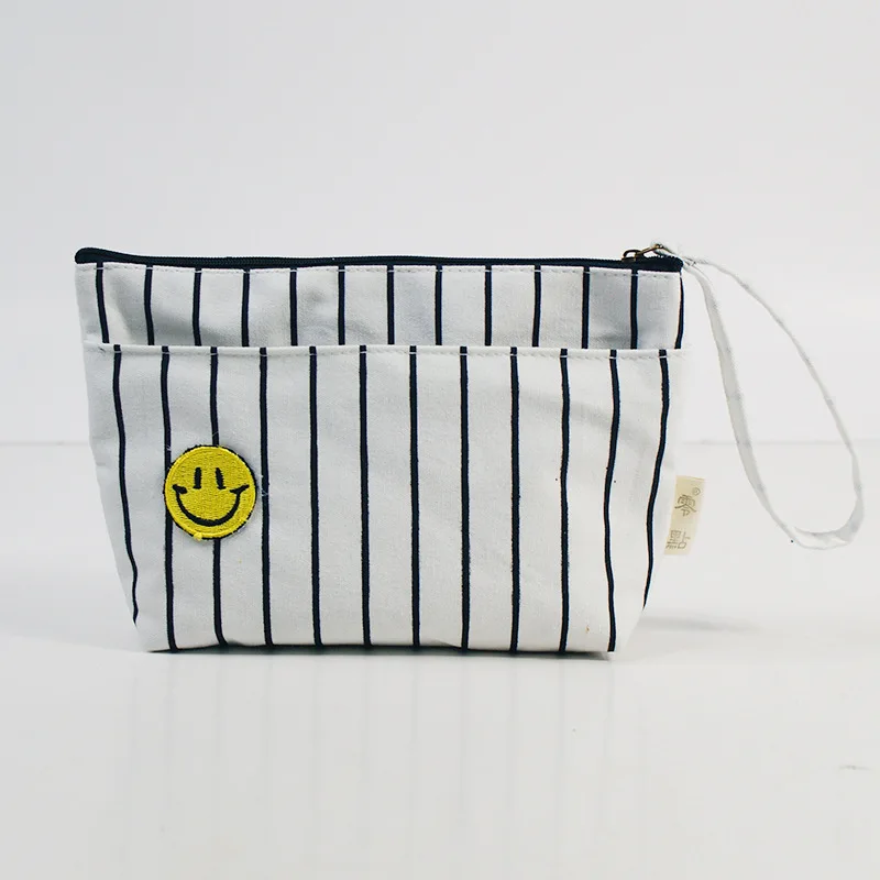 Clutch New Style Canvas Haversack Women's Cartoon Printed Shopping Purse Women's Korean-style Creative Mobile Phone Bag Customiz