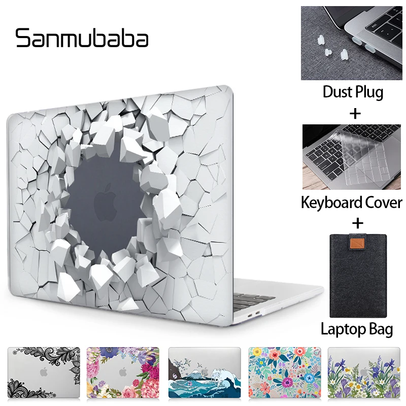 

Sanmubaba Laptop Case For Macbook Pro 13 a2289 2020 Hard Cover For Macbook Pro Air 11 12 13 15 16 inch funda With Keyboard Cover