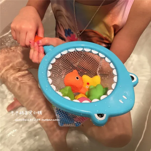 

Baby Fish Catching Water Toys Children'S Educational Play Water Bath Toy Shark 7 Small Animal Called Dredge Set