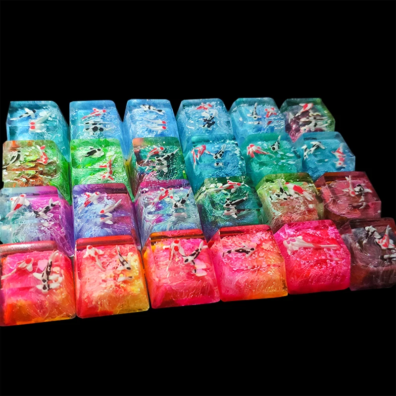 Клавиши с Китом из смолы для Cherry Mx Переключатель механическая клавиатура
