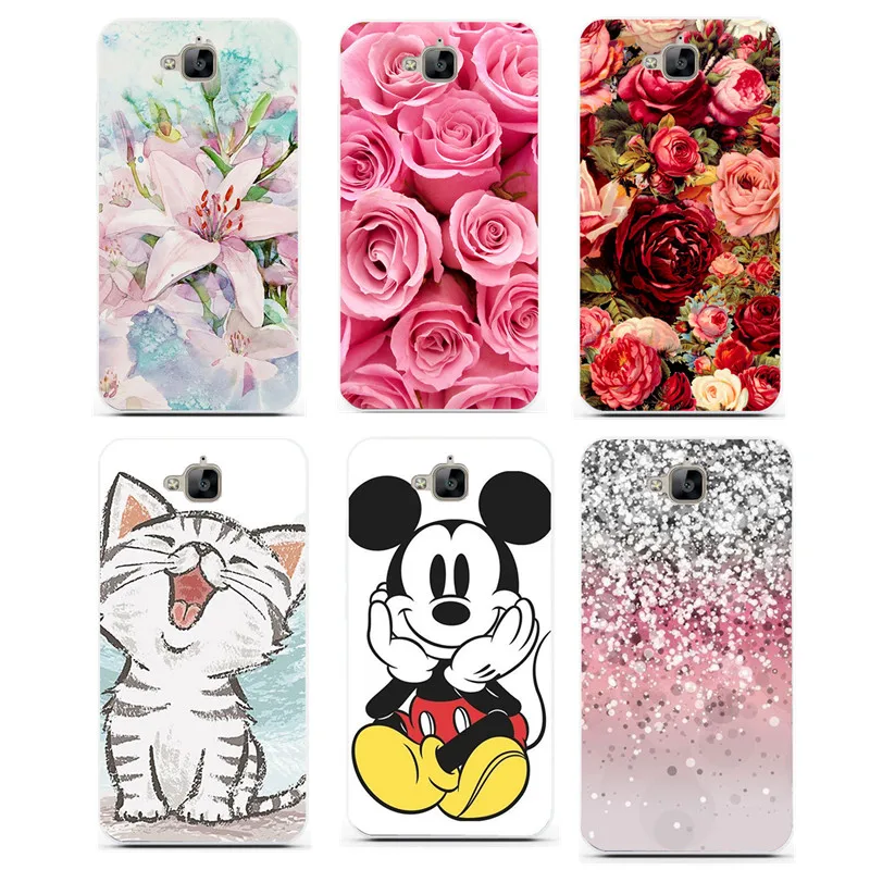 

Soft silicone case for Huawei Honor 4C Pro Cute Cat Phone cover for Huawei Y6 Pro 2015 Case TIT-L01 TIT-TL00 bumper protect bags