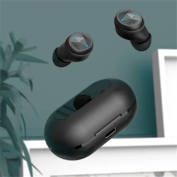 Tws bluetooth 5.0イヤホンマイクledディスプレイワイヤレスbluetoothイヤ防水ノイズヘッドセット