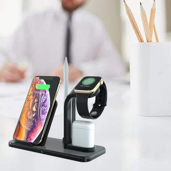 

3 In1 Qi Wireless Charger Dock Stand Station for Apple Watch 2/3 Airpods iPhone NC99