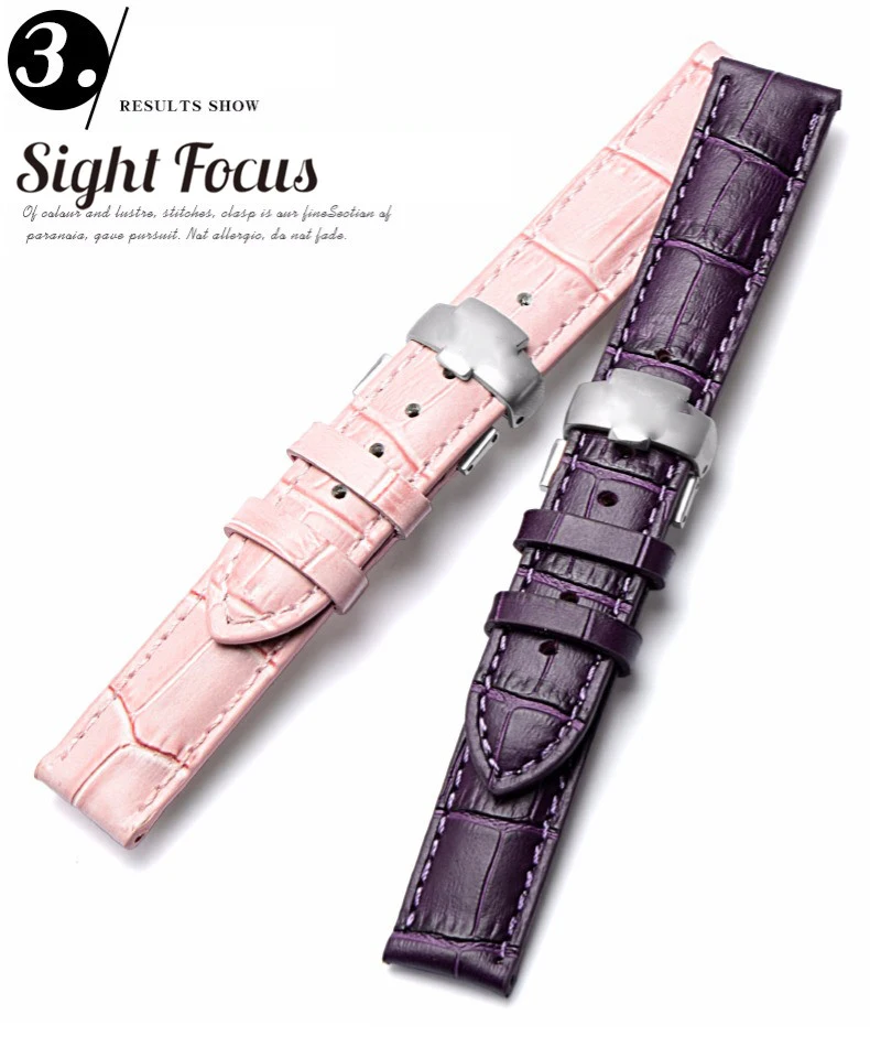 1853 ремешок для часов Tissot, женские часы T050 T02, черный, белый, красный, фиолетовый, розовый, кожаный ремешок, женский браслет на запястье, женский ремень