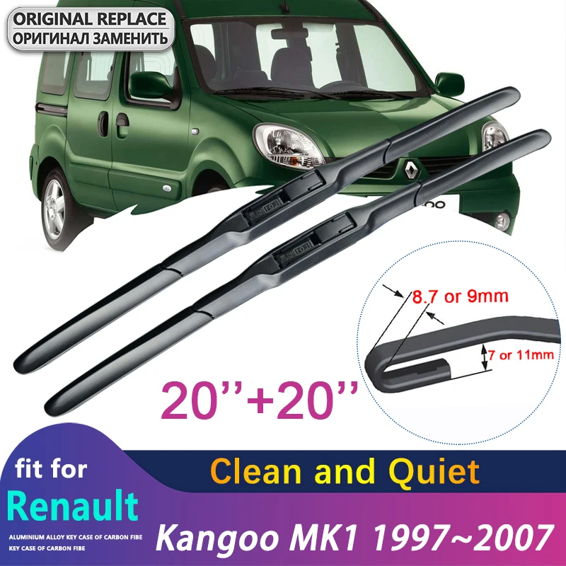 

for Renault Kangoo MK1 1997~2007 1998 1999 2000 2001 2002 2003 2004 2005 2006 Front Windscreen Auto Car Wiper Blade Accessories