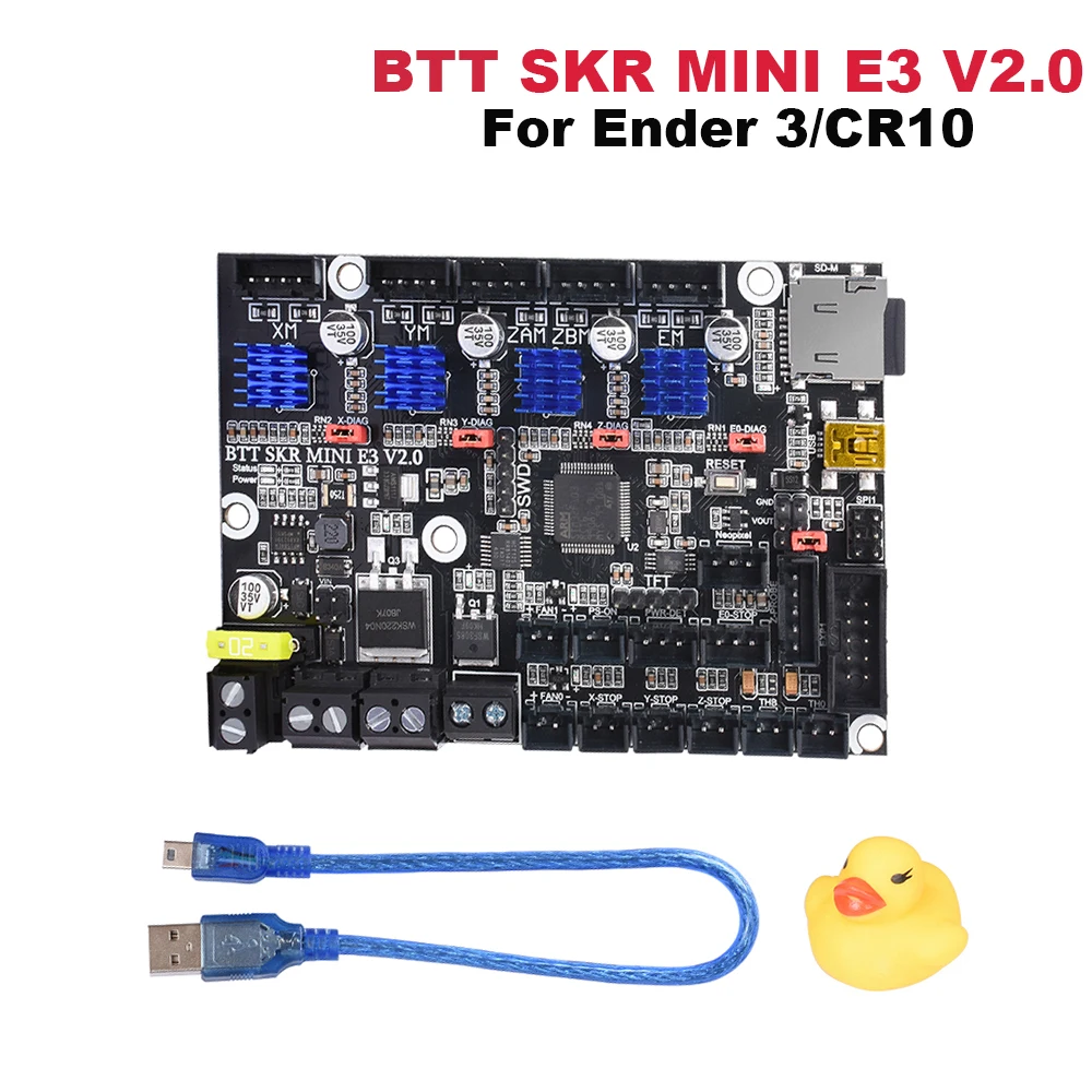 Плата управления BIGTREETECH SKR Mini E3 V2 32 битный драйвер TMC2209 для Creality CR10 Ender 3 Pro/5 детали 3D