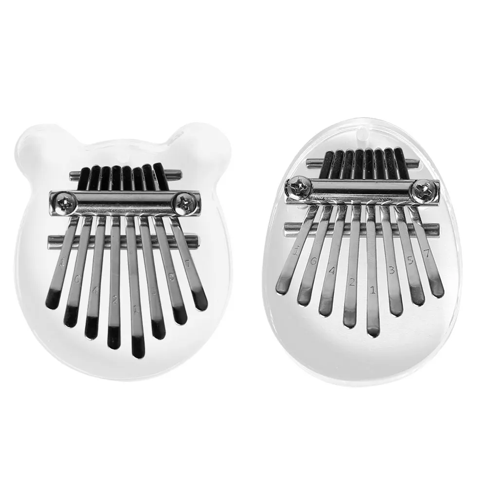 Пианино калимба кристально прозрачный 8 клавиш Kalimba музыкальный инструмент