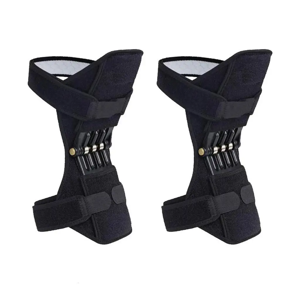 

1 Pair Joint Support Knee Pad Breathable Non-slip Lift Pain Relief For Knee Power Spring Force Stabilizer Knee booster For Elder