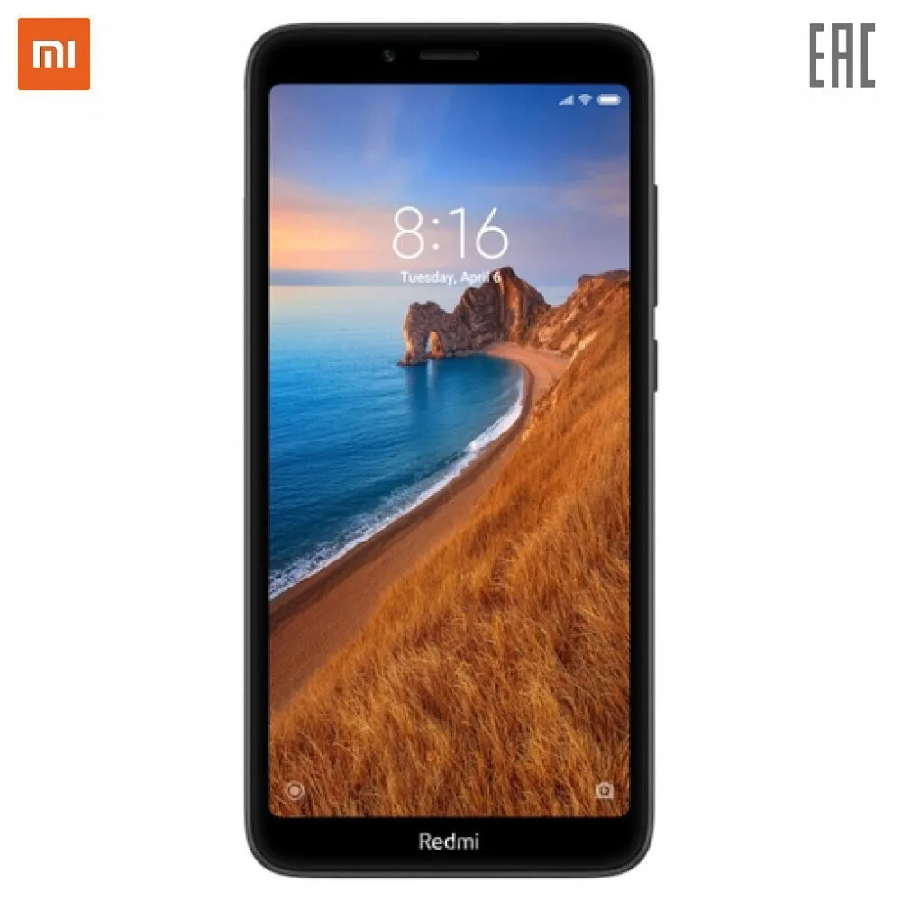 Смартфон Xiaomi Mi 7A 5.45'' 18:9 1440x720. 1.8GHz. 8 Core. 2GB RAM. 32GB. 13Mpix/5Mpix. 2 Sim. 2G. 3G. LTE