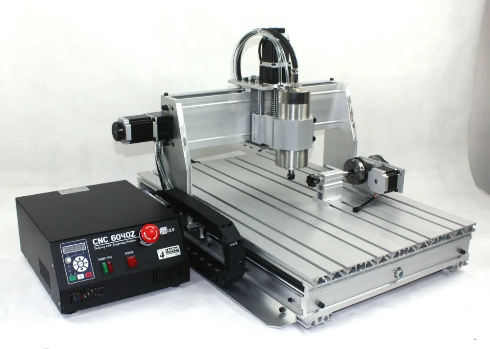 

From EU /free VAT 4 Axis 6040 220VAC 1.5KW water cooled Spindle motor CNC ROUTER ENGRAVER/ENGRAVING DRILLING MILLING MACHINE