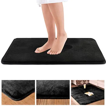 

1pc Super Non-slip Home Memory Foam Bath Spa Rug Shower Mat Carpet Water Absorbent Non Skid New Kitchen carpet Accessories