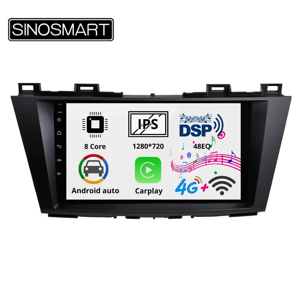 Автомобильный мультимедийный плеер Sinosmart с gps-навигацией для Mazda 5 Premacy 200920102011-12