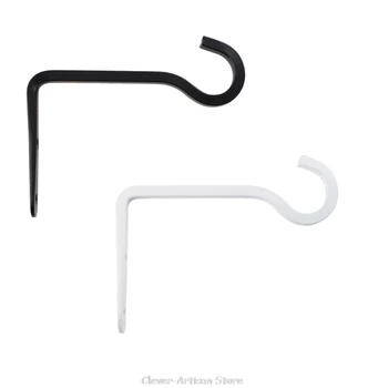 

2pcs/set 6 Inches Iron Wall Hook Hanging Plant Bracket Home Indoor Outdoor Decorative Hanger for Lantern Au 17 20 Dropship