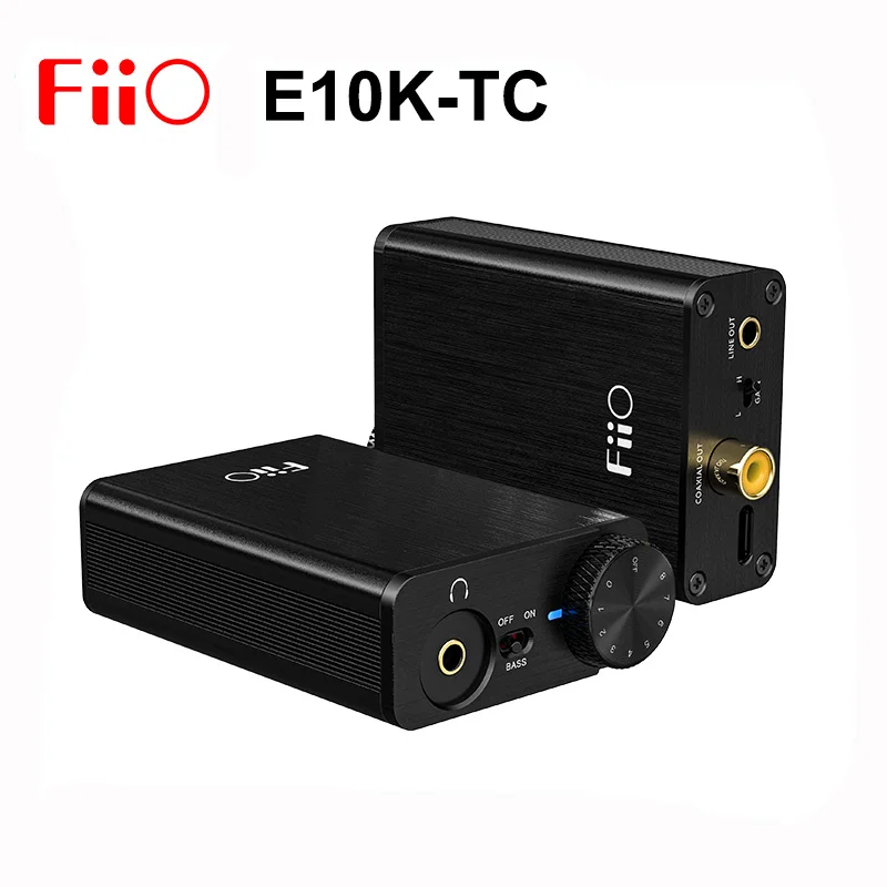 

FiiO E10K-TC Headphone Amplifier Portable Hi-Res USB DAC Audio 2.0 32bit/384kHz Type-C/Coaxial/Line output